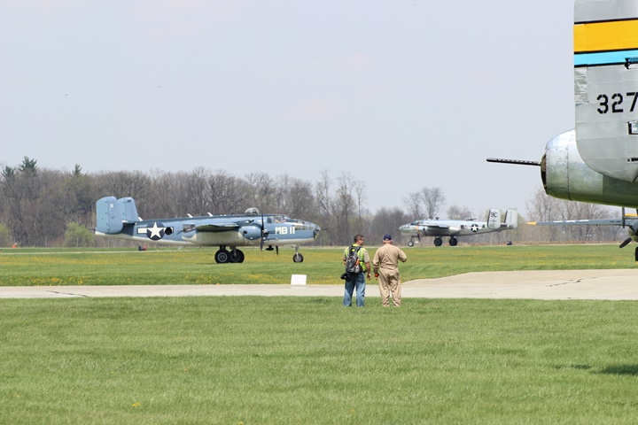 Warbirds And Airshows - 2017 B-25 Gathering At Urbana Ohio Grimes Field